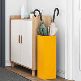Vidaxl regen paraplu standaard mosterdgeel 15,5 x 15,5 x 49 cm staal - afbeelding 3