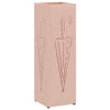 Vidaxl paraplu standaard met opslag roze 15,5 x 15,5 x 49 cm metaal