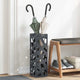 Vidaxl regen paraplu standaard antraciet 15,5 x 15,5 x 49 cm staal