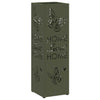 Vidaxl paraplu standaard olijfgroen 15,5 x 15,5 x 49 cm metaal