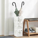 Vidaxl regen paraplu standaard wit 15,5 x 15,5 x 49 cm staal