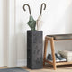 Vidaxl regen paraplu standaard zwart 15,5 x 15,5 x 49 cm staal