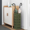 Vidaxl paraplu standaard olijfgroen 15,5 x 15,5 x 49 cm metaal