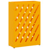 Vidaxl paraplu standaard mosterdgeel 28 x 12 x 41 cm staal