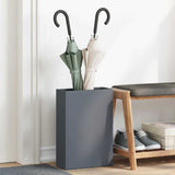 Vidaxl regen paraplu standaard antraciet 28 x 12 x 41 cm staal - afbeelding 1