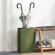 Vidaxl regen paraplu standaard olijfgroen 28 x 12 x 41 cm staal
