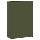 Vidaxl regen paraplu standaard olijfgroen 28 x 12 x 41 cm staal - afbeelding 2