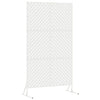 Vidaxl privacyscherm wit 100 x 50 x 180 cm staal