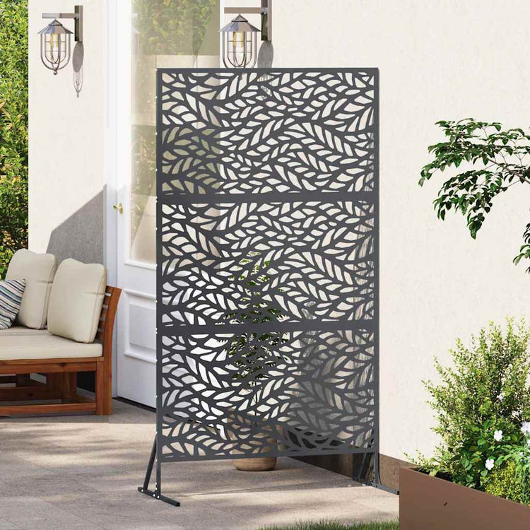 Vidaxl privacyscherm 100 x 50 x 180 cm staal antraciet