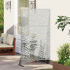 Vidaxl privacyscherm grijs 100 x 50 x 180 cm staal