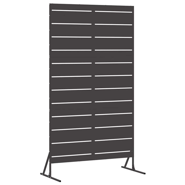 Vidaxl privacyscherm 100 x 50 x 180 cm staal zwart