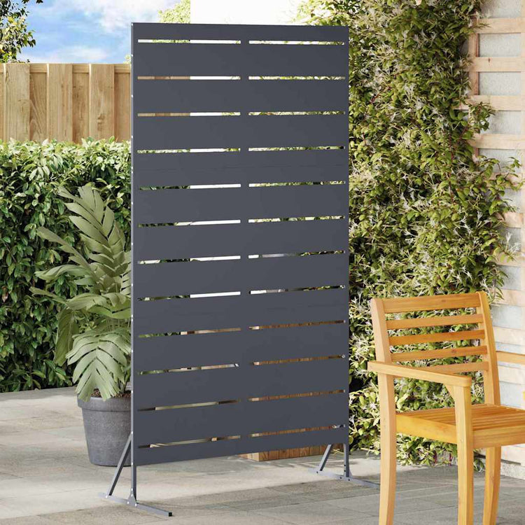 Vidaxl privacyscherm 100 x 50 x 180 cm staal antraciet