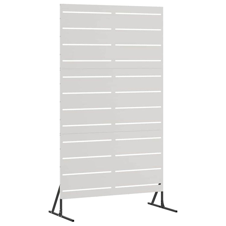 Vidaxl privacyscherm 100 x 50 x 180 cm roestvrij staal zilver