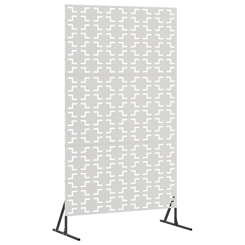 Vidaxl privacyscherm grijs 100 x 50 x 180 cm staal
