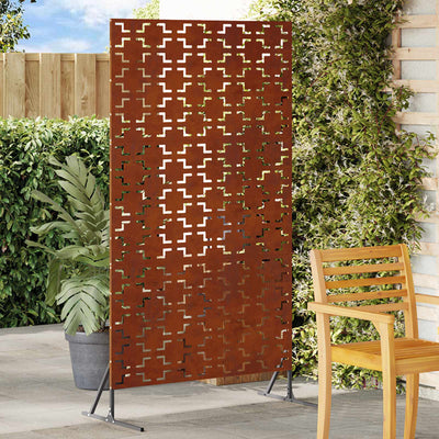 Vidaxl privacyscherm 100 x 50 x 180 cm weervast staal roestkleurig
