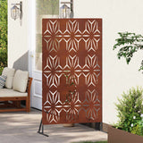 Vidaxl privacyscherm 100 x 50 x 180 cm weervast staal roestkleurig - afbeelding 3
