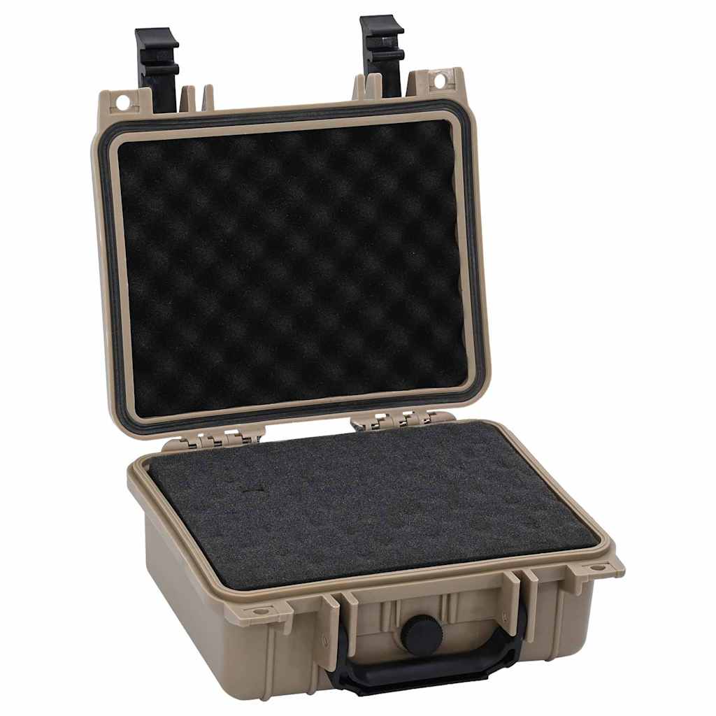 Vidaxl hardcase koffer zand 27 x 24,5 x 12,5 cm polypropyleen en abs