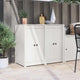 Vidaxl keukendeur meppel 2 st wit 50 x 9 x 82 cm massief grenenhout