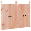 Vidaxl keukendeur 2 pcs bruin 50 x 9 x 82 cm massief douglas