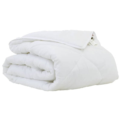 Vidaxl zomer dekbed 200 x 155 x 3 cm zomer polyester wit ademend