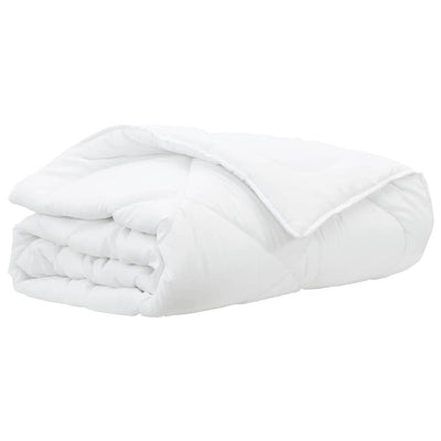 Vidaxl zomer dekbed 240 x 202 x 3 cm zomer polyester wit ademend