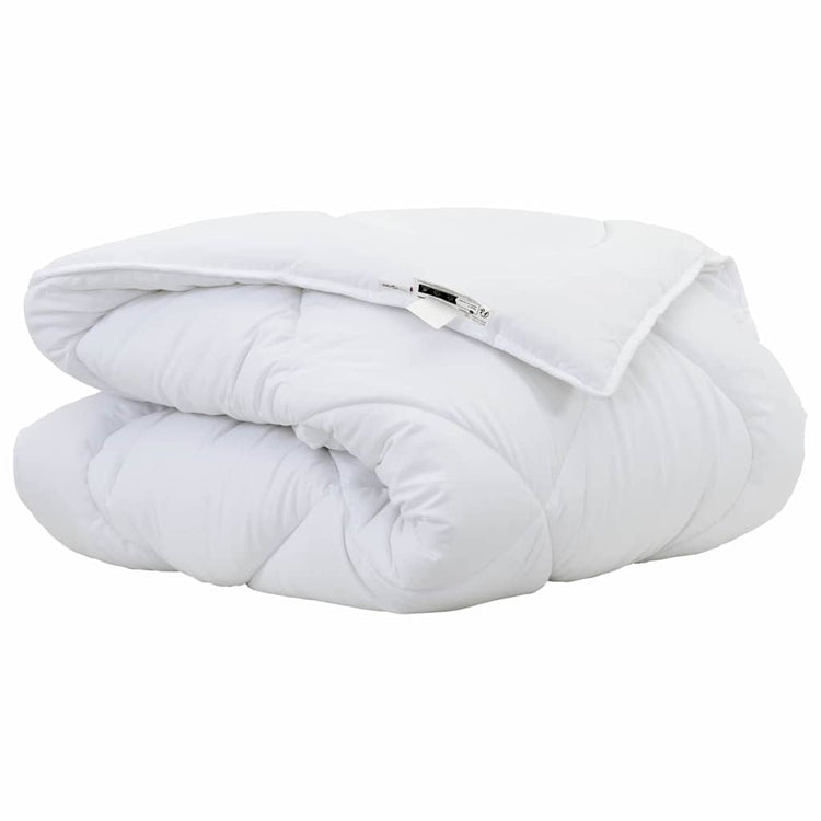 Vidaxl winter dekbed 200 x 135 x 5 cm winter polyester wit ademend
