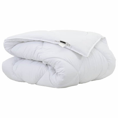 Vidaxl winter dekbed 200 x 155 x 5 cm winter polyester wit ademend