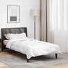 Vidaxl 2-in-1 dekbed wit 155 x 200 cm polyester