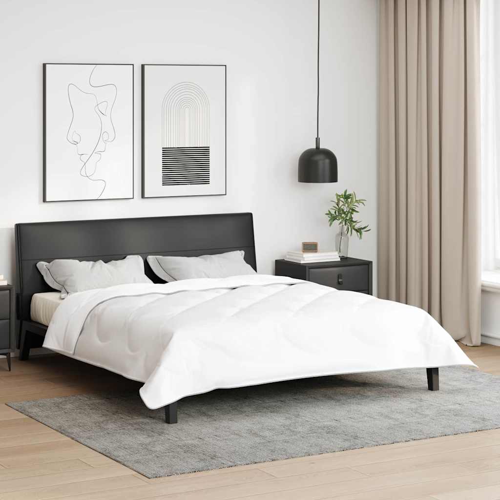 Vidaxl 2-in-1 dekbed wit 200 x 200 cm polyester