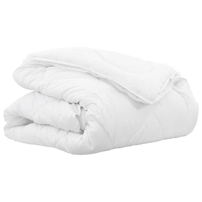 Vidaxl 2-in-1 dekbed wit 240 x 200 cm polyester