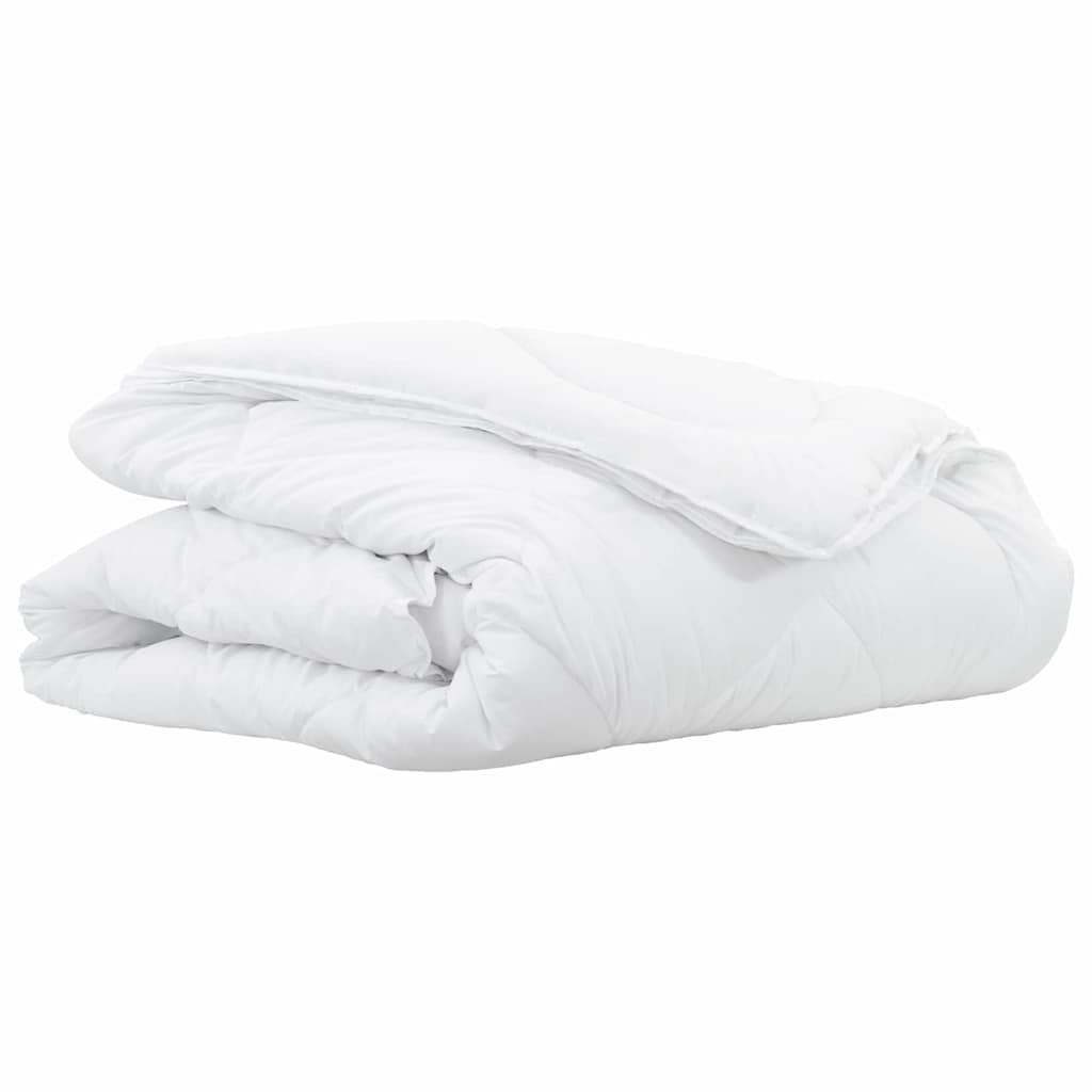 Vidaxl 2-in-1 dekbed wit 135 x 220 cm polyester