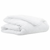 Vidaxl 2-in-1 dekbed 220 x 155 x 10 cm winter polyester wit ademend - afbeelding 2