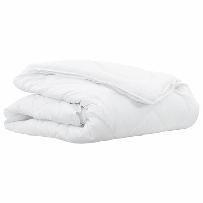 Vidaxl 2-in-1 dekbed wit 155 x 220 cm polyester