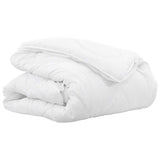Vidaxl 2-in-1 dekbed 220 x 200 x 10 cm winter polyester wit ademend - afbeelding 2