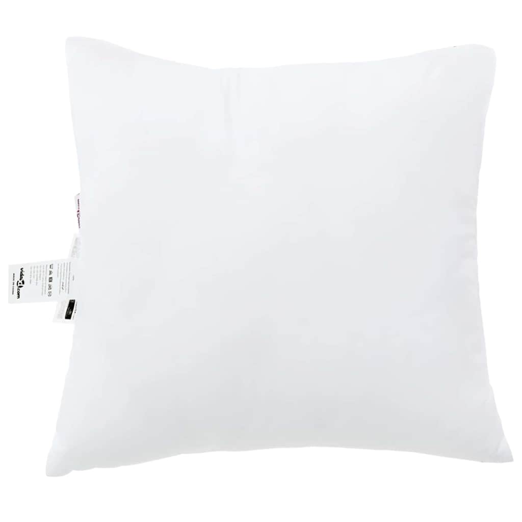 Vidaxl hoofdkussen met kussen wit 61 x 41 x 20 cm polyester