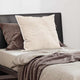 Vidaxl hoofdkussen met kussen wit 61 x 41 x 20 cm polyester