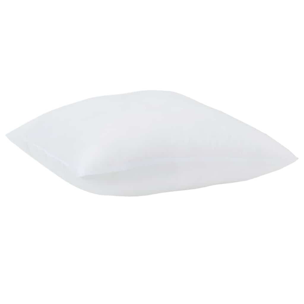 Vidaxl hoofdkussen met kussen 2 pcs wit 61 x 41 x 20 cm polyester
