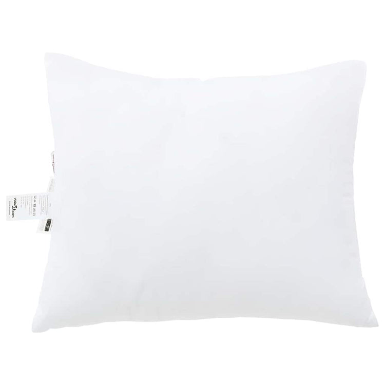 Vidaxl hoofdkussen met kussen 2 pcs wit 61 x 41 x 20 cm polyester
