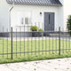 Vidaxl tuinhek woerden 170 x 140 cm gepoedercoat staal grijs