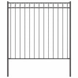 Vidaxl hecelement assen 170 x 170 cm staal grijs - afbeelding 2