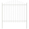 Vidaxl tuinhek wit 170 x 190 cm gepoedercoat staal