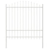Vidaxl tuinhek wit 170 x 215 cm gepoedercoat staal