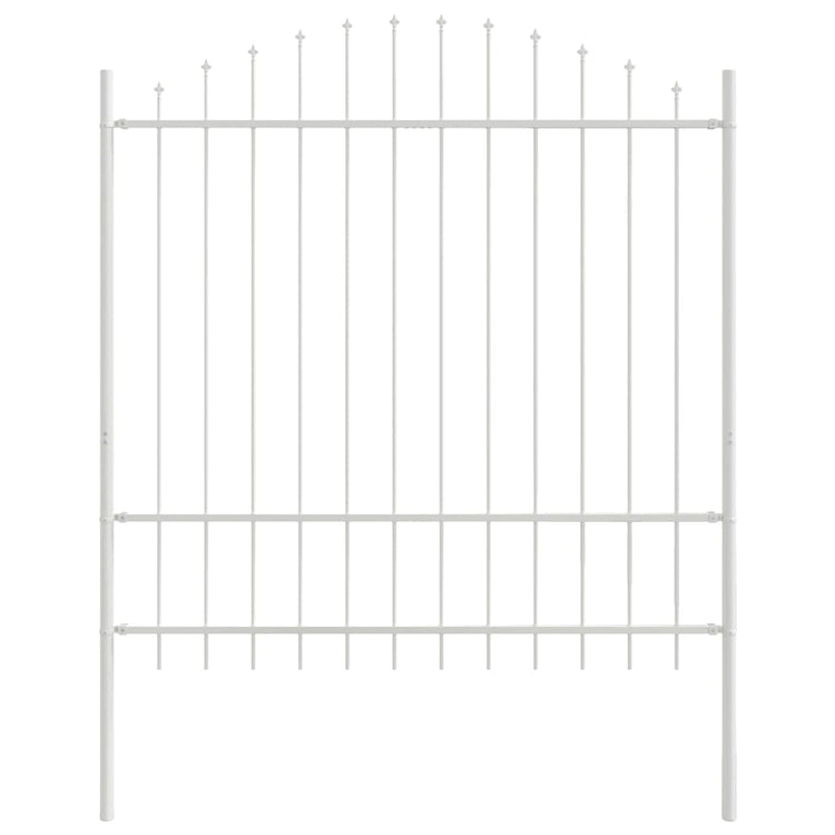 Vidaxl tuinhek woerden 170 x 215 cm gepoedercoat staal wit