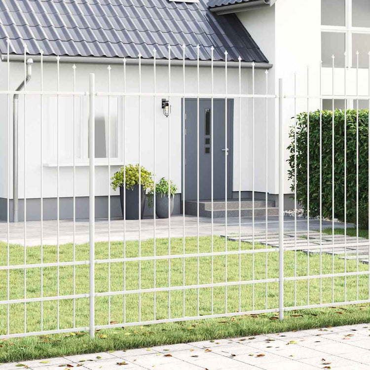 Vidaxl tuinhek woerden 170 x 225 cm gepoedercoat staal wit