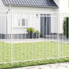 Vidaxl hecelement wit 170 x 170 cm staal