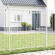 Vidaxl hecelement wit 170 x 170 cm staal