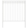 Vidaxl hecelement wit 170 x 170 cm staal