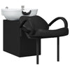 Vidaxl shampoo stoel zwart en wit 136 x 60 x 92 cm pvc