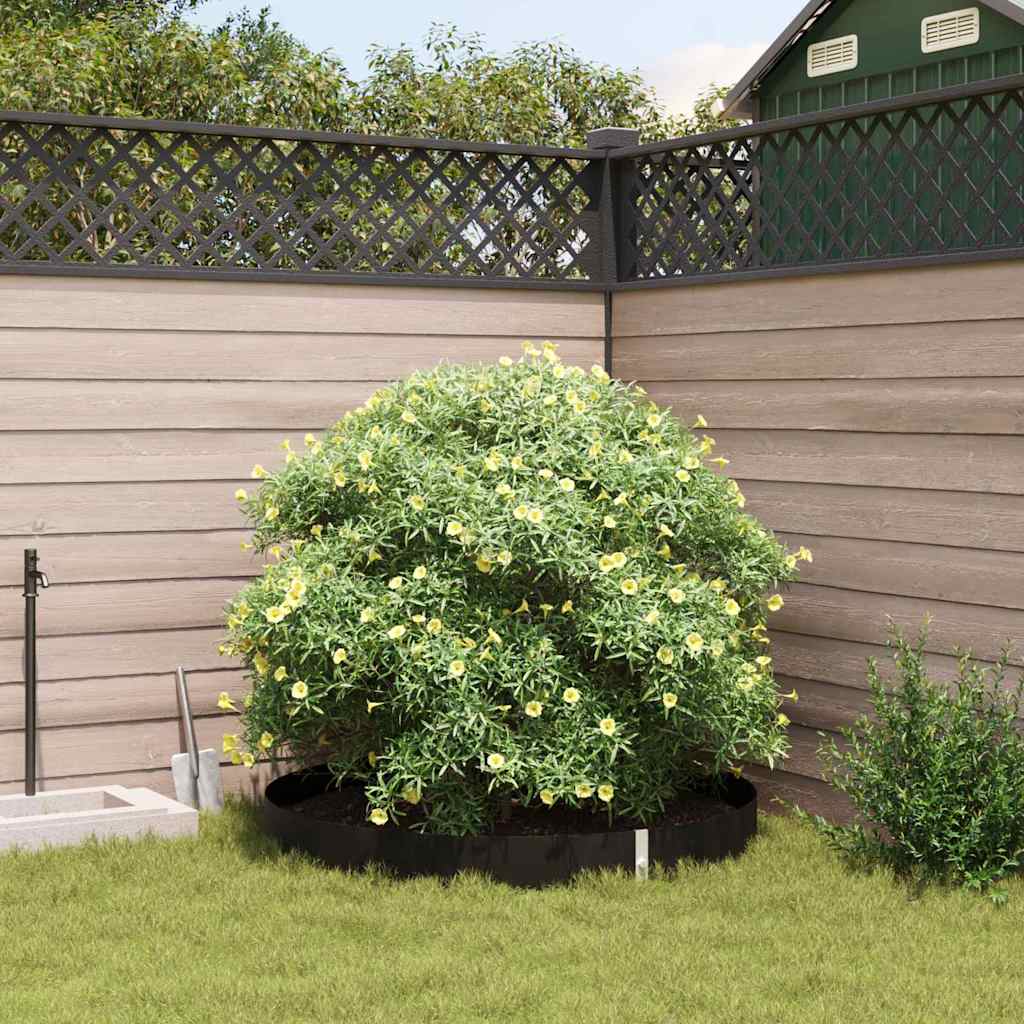 Vidaxl worteldoek zwart 0,7 x 3 m polyetheen
