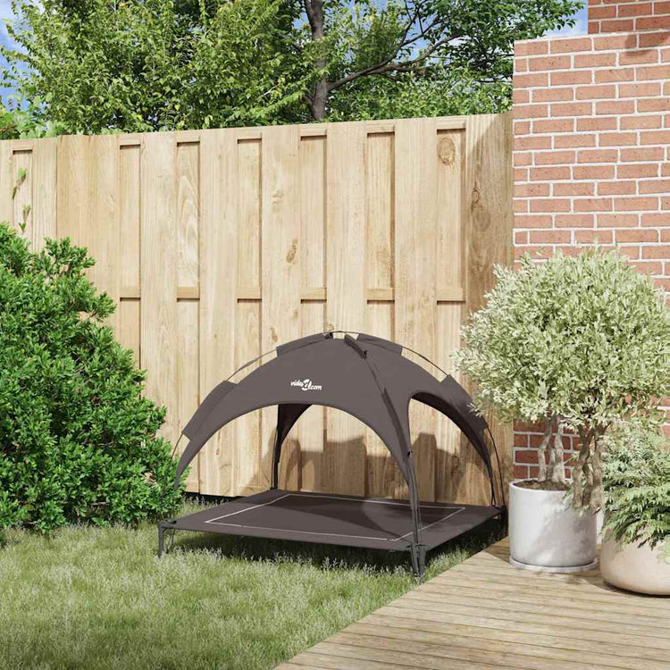 Vidaxl hondenbed 104 x 86 x 84,5 cm staal bruin